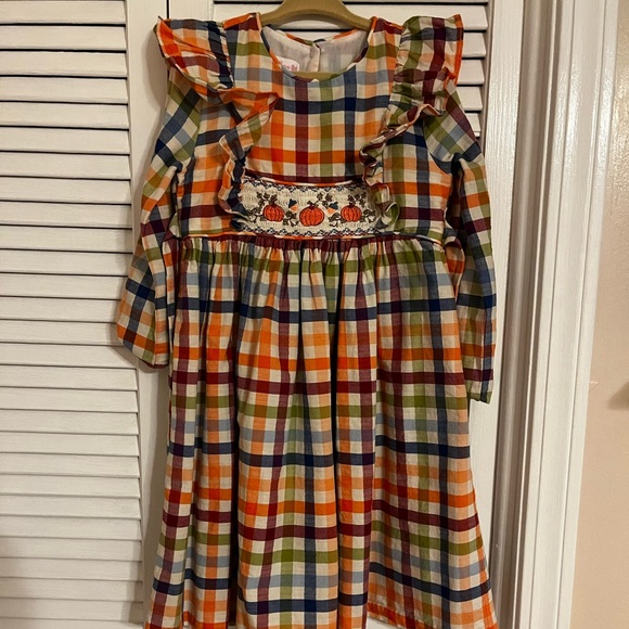 Bonnie Jean Pumpkin Dress- Fall - Picture 2 of 2